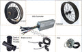 20'' 24'' 26''x4.0 tires Fat Tire Kit Electric Fat Tire Bike Kit 1500W
