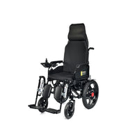 comfort elderly automatic folding light aluminium  reclining electric wheelchair