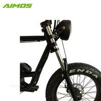 48v 500w Double seat electric bike with dual suspension fat tire electric bicycle