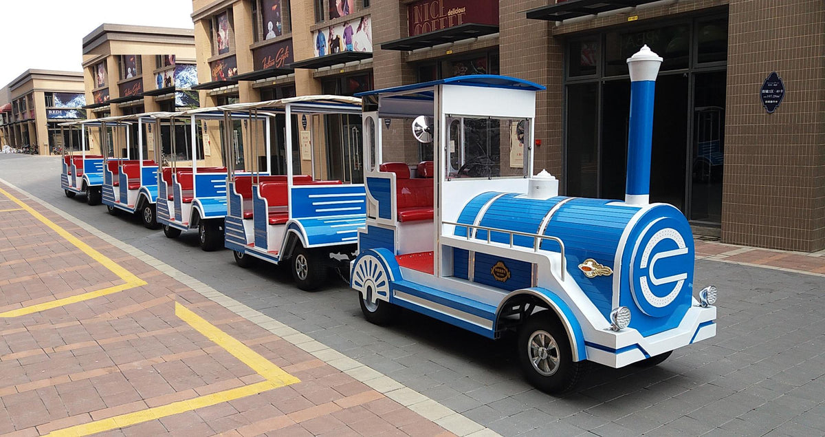 kid trackless train electric