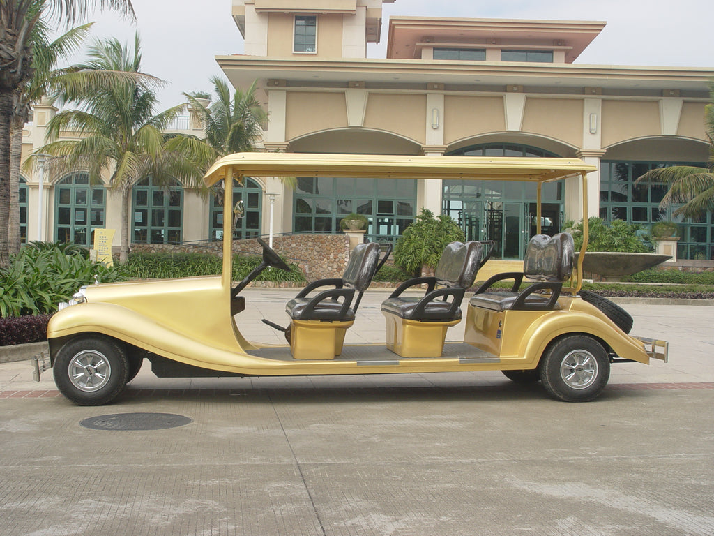 6 passenger sightseeing electric vintage cars classic 4 wheel drive