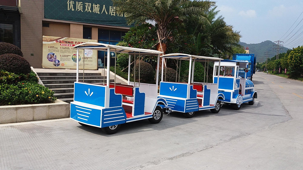 kid trackless train electric