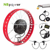 Red wheel 1000w Fat Tire Kit Conversion kits