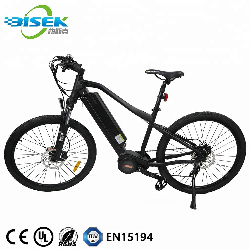 27.5*1.95 inch MTB Tires E Bike 48V 1000W Bafang Ultra Mid Drive Electric Mountain Bike
