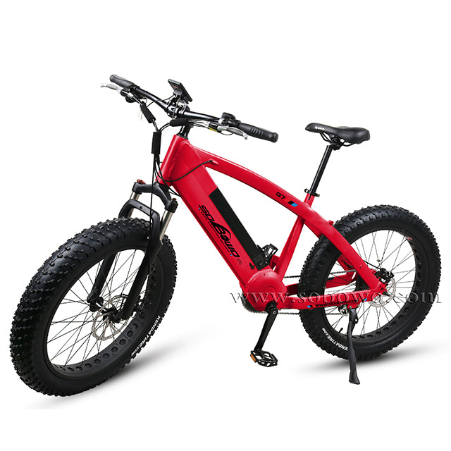 48V 1000W Bafang BBSHD Mid Drived Motor Bike With LCD Display
