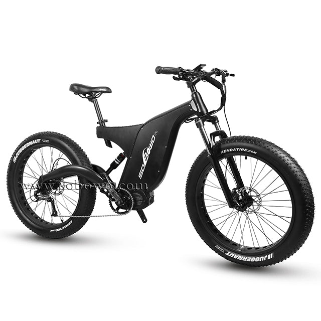 48V 1000W Bafang Ultra Mid Drive Electric Motor Bike With Fat Wheel