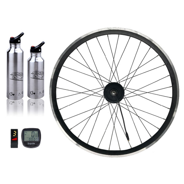 keyde ebike conversion kit SK360 with rim and 10.8Ah li-ion battery