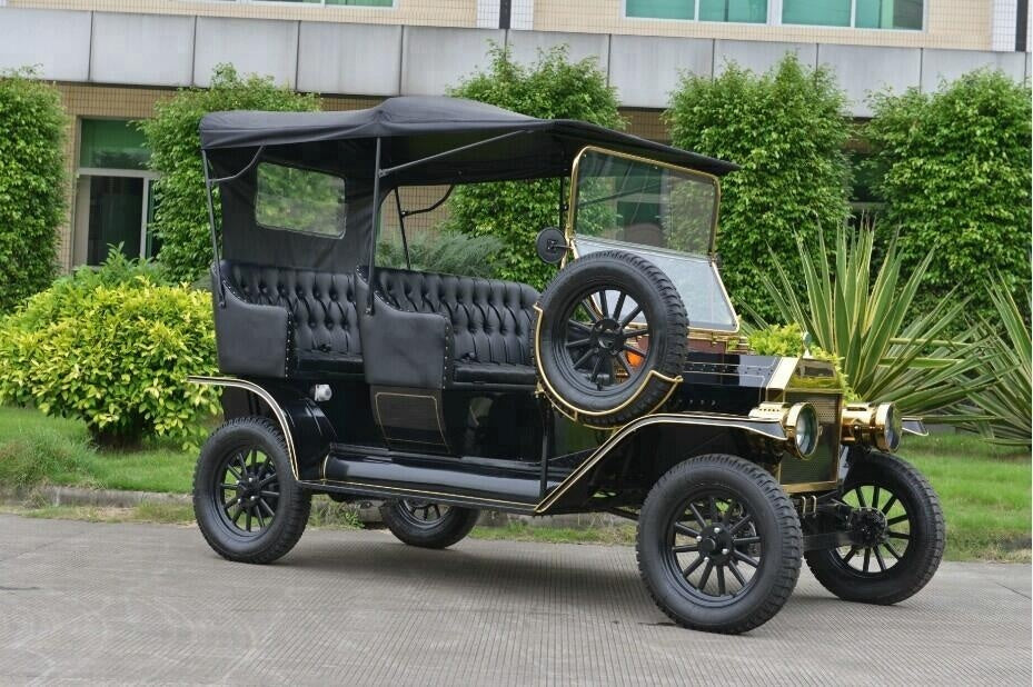 CE Certificate 5 person vintage model T mini car electric car