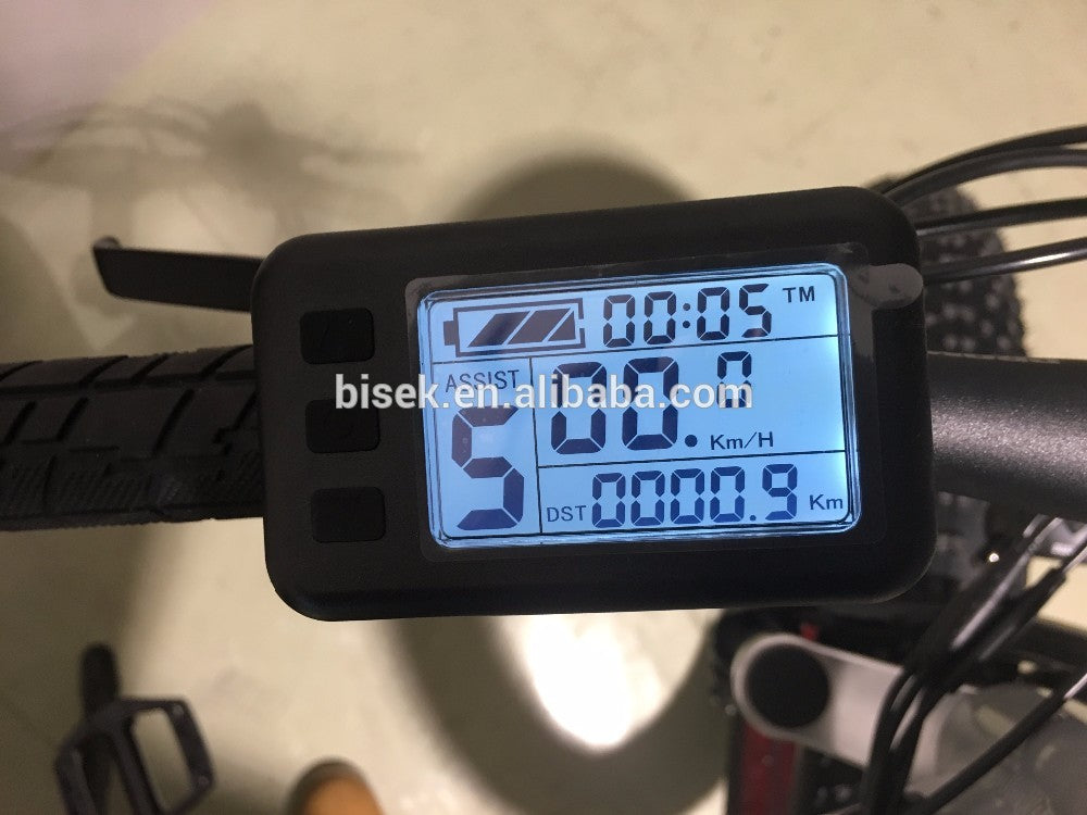 Electric fat tire mountain bike/stealth bomber electric bike with mid driving motor