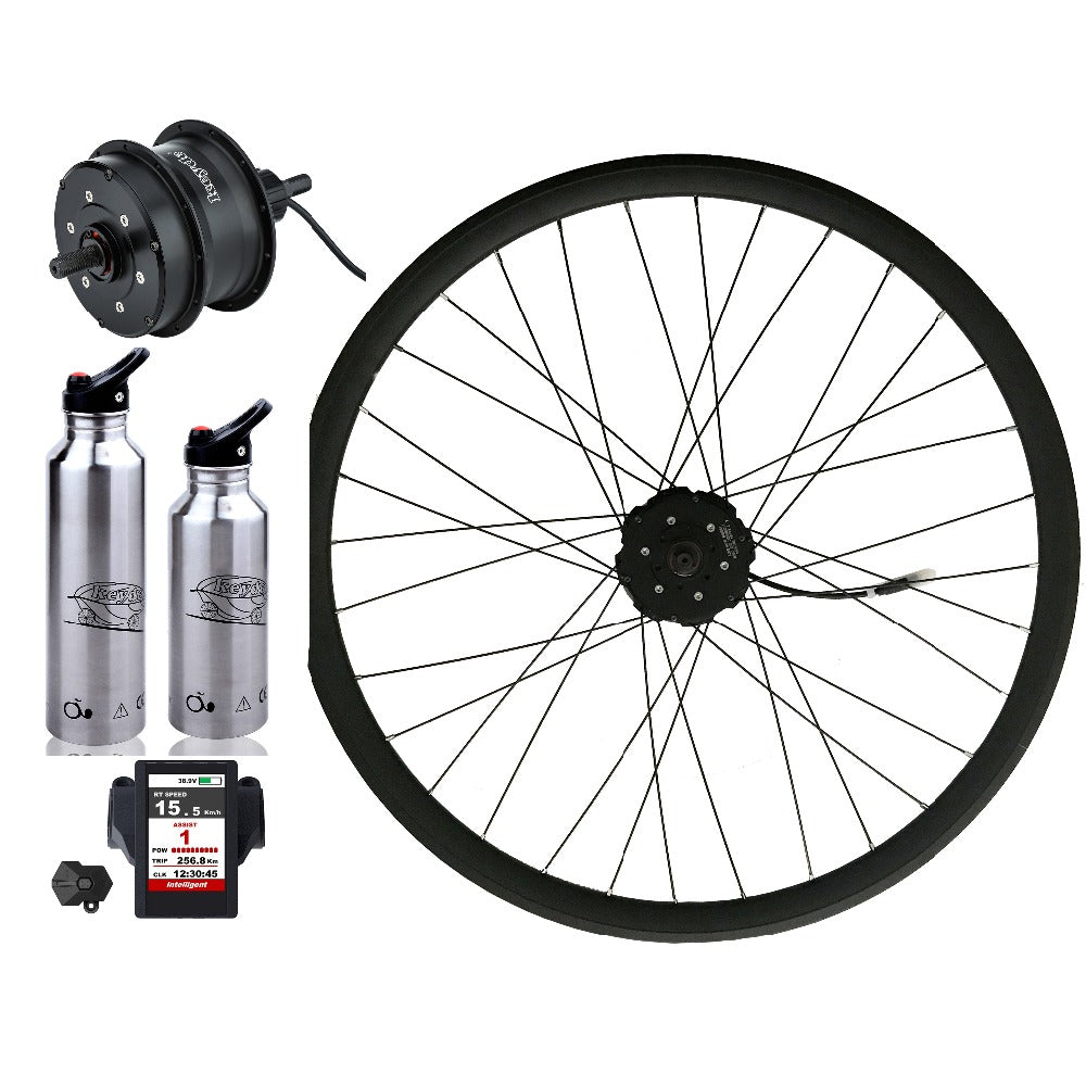 Electric bicycle kit 24V/33V/36V drive and controller unified motor with rim 7.2Ah li-ion battery