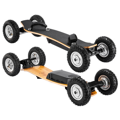 High Speed Fast Dispatch Quick Charge Remote Controller Four Wheel Wooden Canadian Maple Mountainboard Electric Skateboard