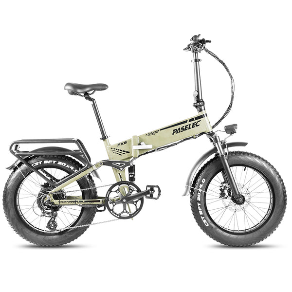 Electric folding bike 20" Fat Bear 8 speed gear 100 miles Ebike 750w Fat Tire foldable Bicycle 14Ah Battery Recharge