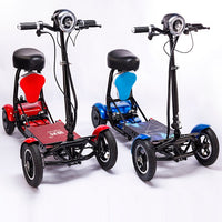 enhance foldable perfect travel transformer 4 wheel electric folding mobility scooter convenient for elderly travel