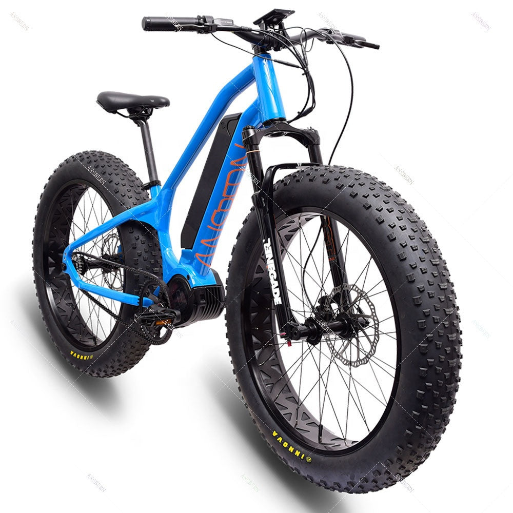 New Arrivals China Ansbern Bafang MM G510 48V 750W/1000W Cheap Mid Drive Fat Tire Electric Bike Mountain