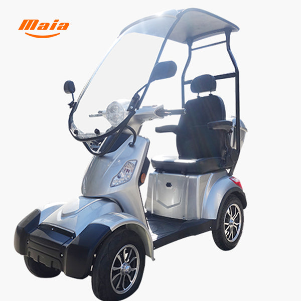 hot selling 650W lithium battery stable elderly mobility scooters 4 wheel electric scooter for disabled with ceiling