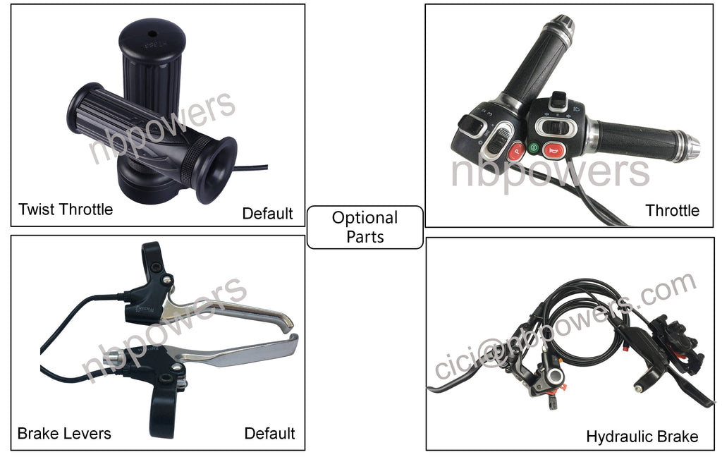 QS273 electric bike kit 72V 8000W electric bike conversion kit
