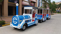kid trackless train electric