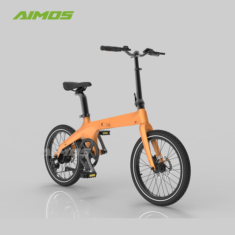 Folding E Bike Wholesale Adults 20 inch 36v 48v Electric Bicycle carbon fiber frame