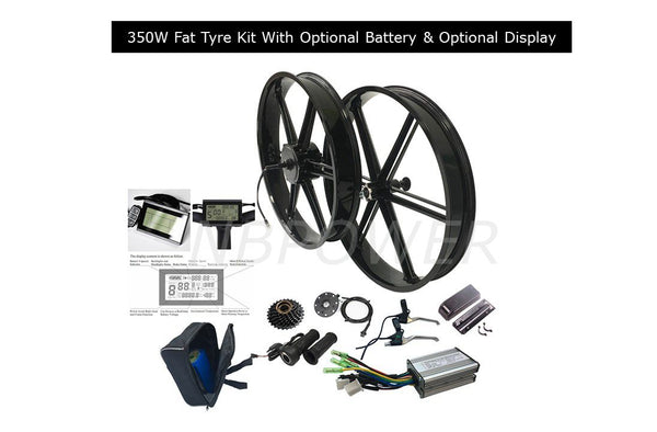 NBpower Hot sell fat tire 26inch 4.0 width 48V 350W snow electric bike conversion kit