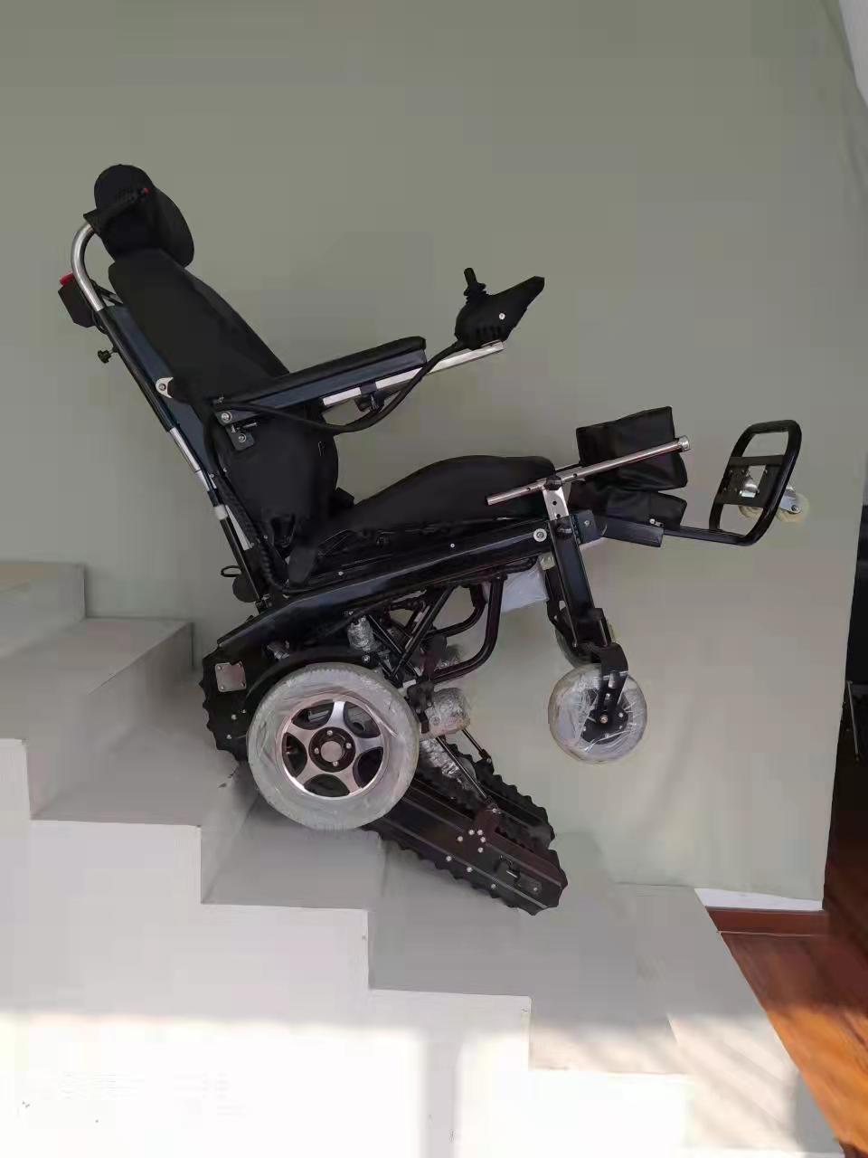 Wheelchair Frame Standing Type Lying Flat Electric Climbing Stair Climbing Wheelchair For Disabled Steel