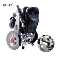 Electric wheelchair, one-button folding, intelligent remote control, elderly mobility tool