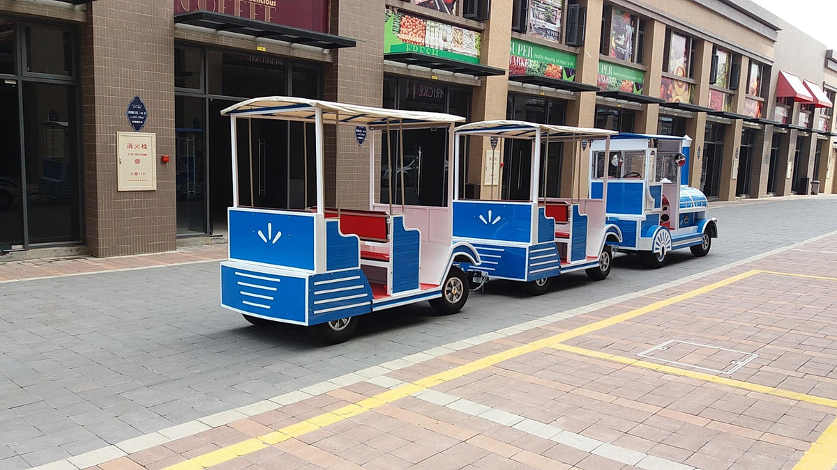 kid trackless train electric