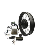 24in 26in fat tire 72v 3000w electric bike kit with lithium battery with 4.0 rim