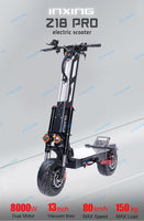 13 inch 60v 72v high-power electric double drive scooter high-power folding electric scooter off-road electric  scooter