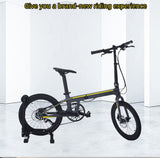 Ergonomic design super light folding Bike 9  speed carbon fiber bicycle