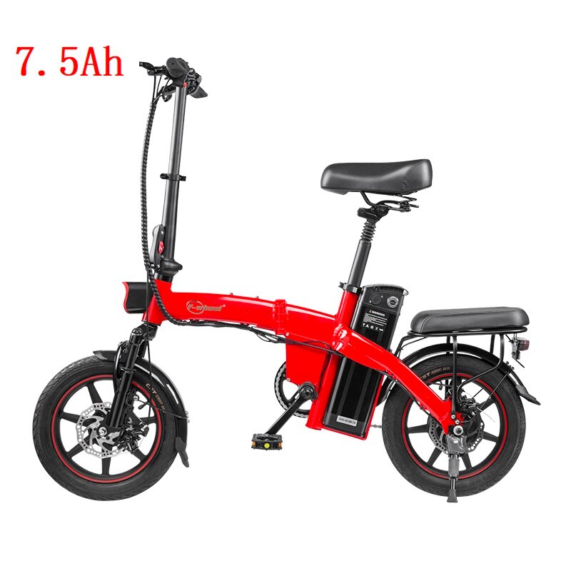 Compact Electric Bike - 14 Inch Foldable E-Bike with Powerful Motor and Long-Lasting Battery for Urban Commutes and Adventures