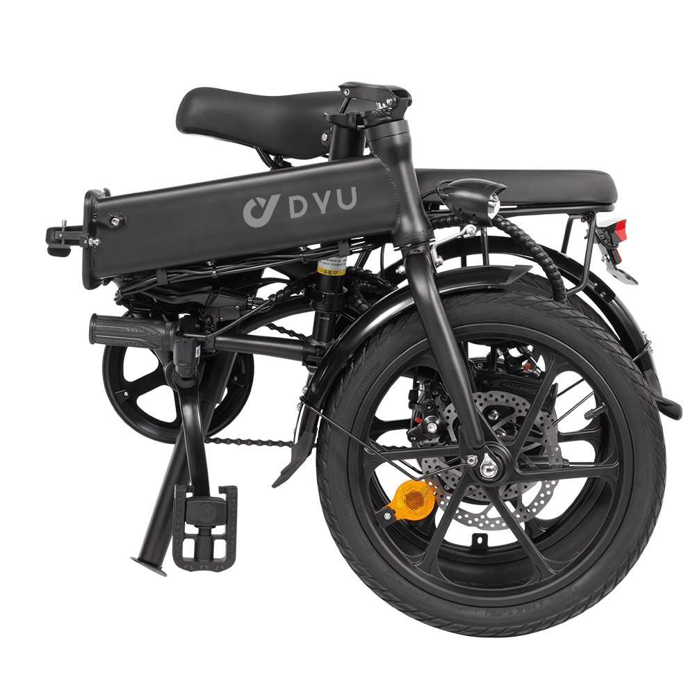 Foldable Electric Bike - 16 Inches Urban E-Bike with LCD Display, 250W Motor, and Long-Lasting Battery for City Commutes and Exploring