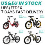 New Style Vtuvia SN100 Electric Bicycle 750W 1000W Rear Motor Ebike 26 Inch Hunting Mountain Fat Tire Electric bike