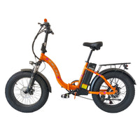 20 Inch Folding Mountain Ebike: Smlro E-Bike  E7 Electric Bicycle with Fat Tyre and Multi-color Disc Brake for Men and Women