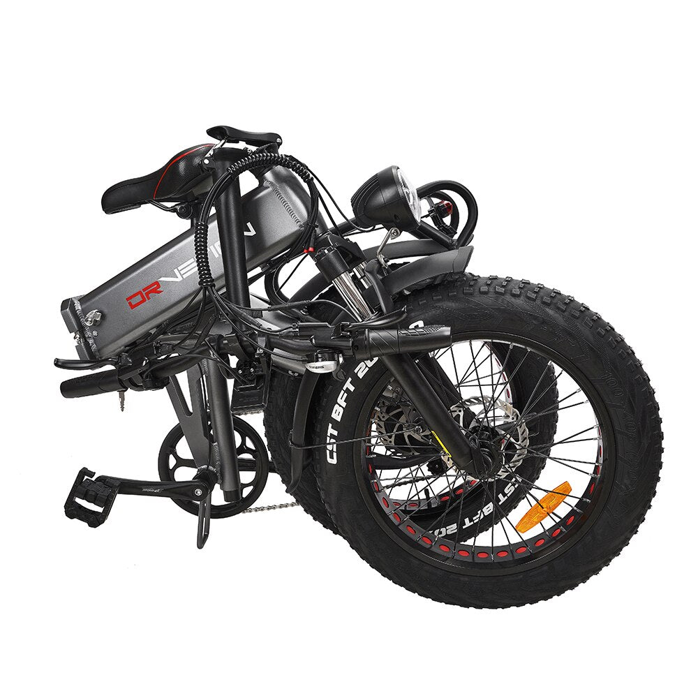 DRVETION BT20 Electric Fatbike Fat Wide 20 Inch 4.0 Tire E-Bike Seven-stage Variable Speed Off-Road Beach Power Electric Bicycle