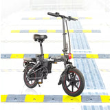 Compact Electric Bike - 14 Inch Foldable E-Bike with Powerful Motor and Long-Lasting Battery for Urban Commutes and Adventures