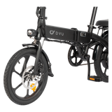 Foldable Electric Bike - 16 Inches Urban E-Bike with LCD Display, 250W Motor, and Long-Lasting Battery for City Commutes and Exploring