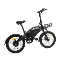 CAMORO DYU D20 EU Stock 20 Inch Fat Tire Folding Electric Moped Bike 36V 240W 25KM/H Bicycle Ebike Europe Warehouse