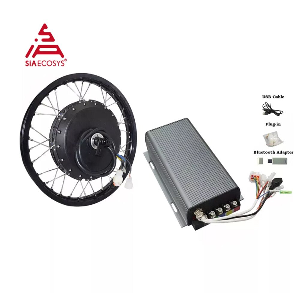 QS Motor 273 Ebike Hub Motor 12000W 40H V3 With 19inch Moped Wheel Ri