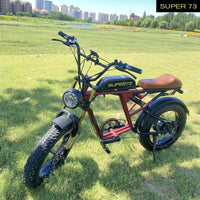Electric bicycle 20 inch 500W 48V 26Ah folding electric bicycle fat tire beach cruiser electric motorcycle lithium battery dual