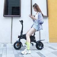 2022 New Model Electric Bicycle Scooter 36V 250W Ebike City 10 Inch Mini Portable Folding E Bike For Adults