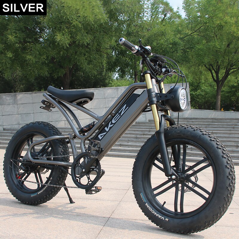 20in Traveling electric assisted bicycle 48v750w motor 17.5AH lithium battery Double shock Beach snow fat electric bicycle