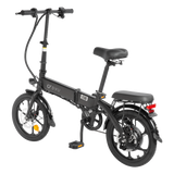 Foldable Electric Bike - 16 Inches Urban E-Bike with LCD Display, 250W Motor, and Long-Lasting Battery for City Commutes and Exploring