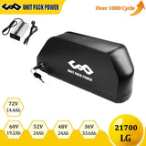 Tesla LG 21700 E-Bike Battery Pack - High Capacity Downtube Jumbo Polly Battery Pack for Scooter 500W-2000W Kit