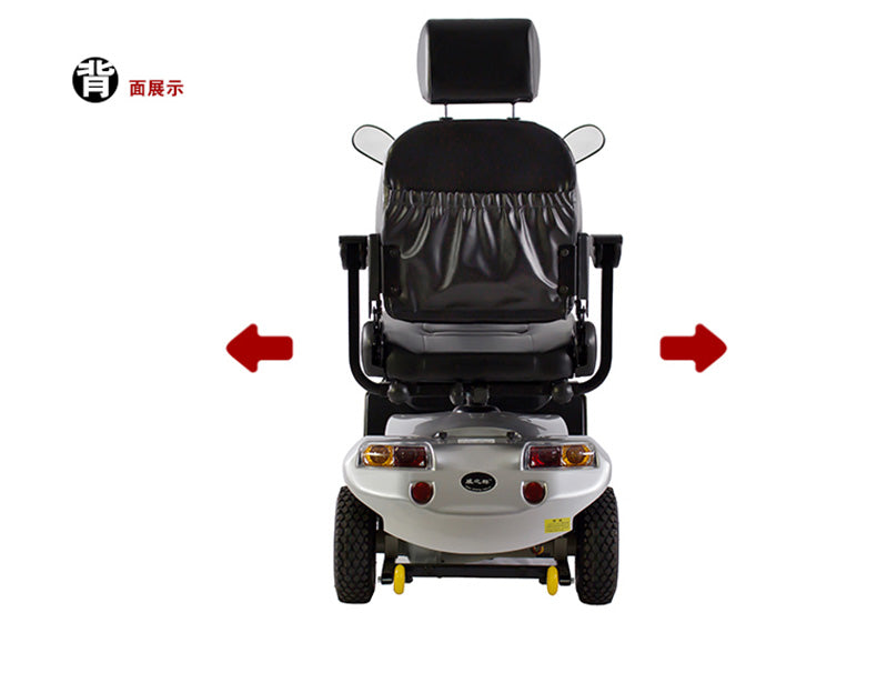 Compact size  360°swivel  4 wheels mobility scooter for elderly disabled handicapped