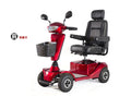 LED lights  Luxury plastic front basket 4 wheels mobility scooters for elderly handicapped disabled