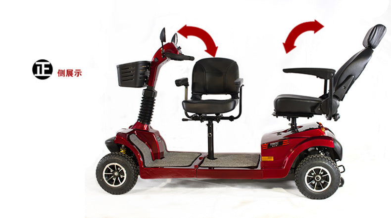 Compact size  two people 4029B mobility scooter for elderly handicap disable