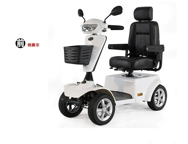 360°swivel ,height and back adjustable luxury seat 4 wheels mobility scooter for elderly disabled handicapped