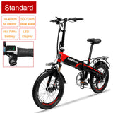 G660 20 Inch Powerful Electric Bicycle, 400W 48V 10.4Ah/14.5Ah Lithium Battery, With LCD Display & Rear Carrier, Dual Disc Brakes