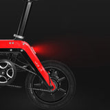 LOOKIS A5 14 Inches Folding Electric Bike 350W Brushless Motor 10.4AH Lithium Battery 25km/h Moped Bicycle Max Load 120kg