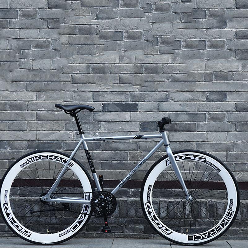 Mountain Road Bike Fixed Gear 26 Inch Single Speed Retro Frame Man and Woman Students Adult Bicycle New